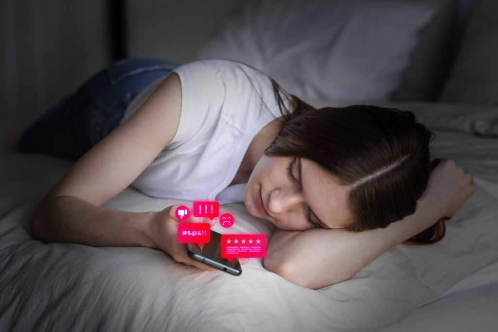 technology affects your sleep health
